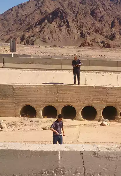 Study and Design of Flood Protection Works for South Sinai Roads